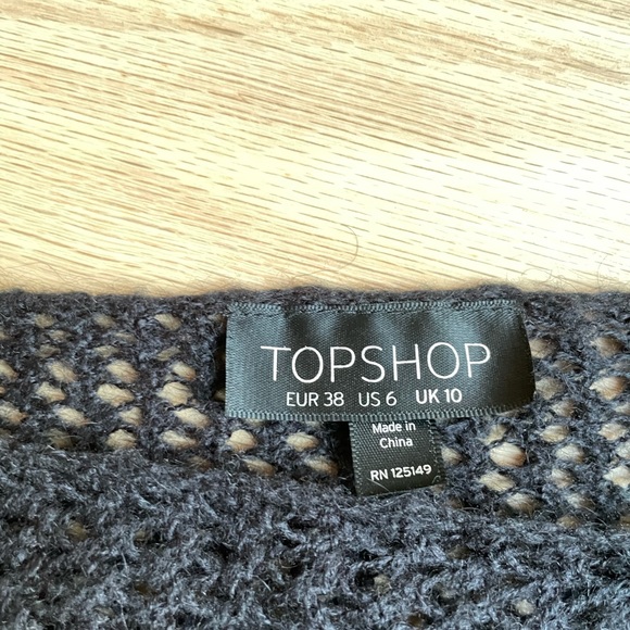 Topshop Black Lace Sweater - Picture 3 of 11